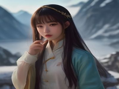 自然风光场景中摄影师通过延时自拍融入山间晨雾，画面唯美空灵，人物与自然环境和谐共融